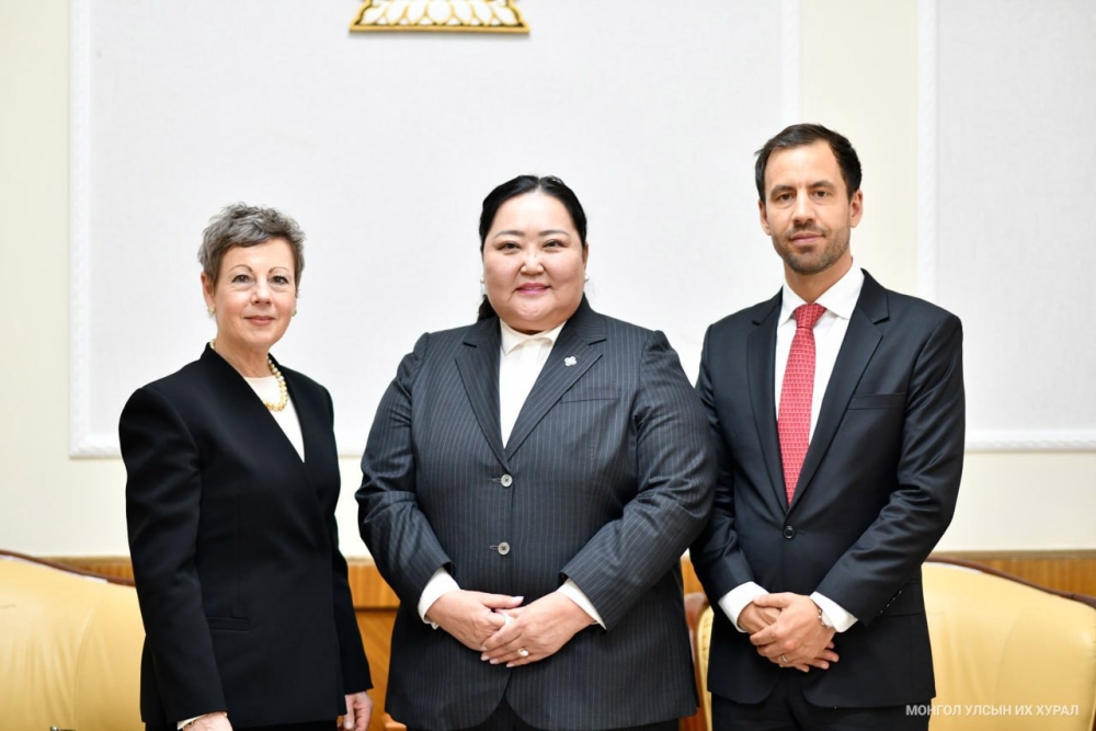 УИХ-ын гишүүн, УИХ дахь Монгол-Швейцарын парламентын бүлгийн дарга П.Батчимэг Элчин сайд Кристина Мартиг хүлээн авч уулзав