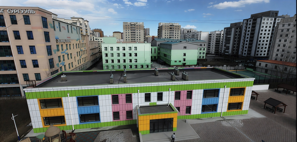 Баянзүрх дүүргийн 15 дугаар хорооны 122 дугаар цэцэрлэгийн өргөтгөлийн барилгын ажил дуусаж, улсын комисс хүлээн авлаа