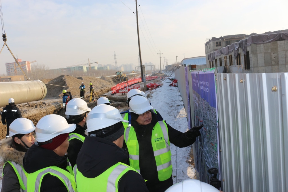 Хоёр сарын хугацаанд бохир усны “Туул-1” коллекторын 1.6 км шугамыг угсарлаа