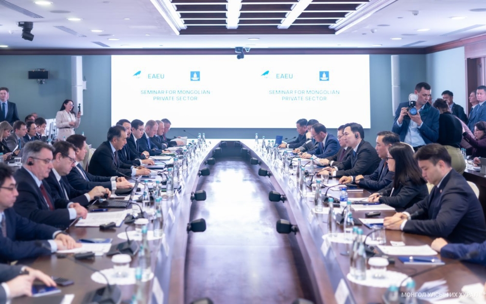 УИХ-ын дарга Н.Учрал Монгол Улс, Евразийн Эдийн засгийн холбооны бизнес хэлэлцүүлэгт оролцож, үг хэлэв