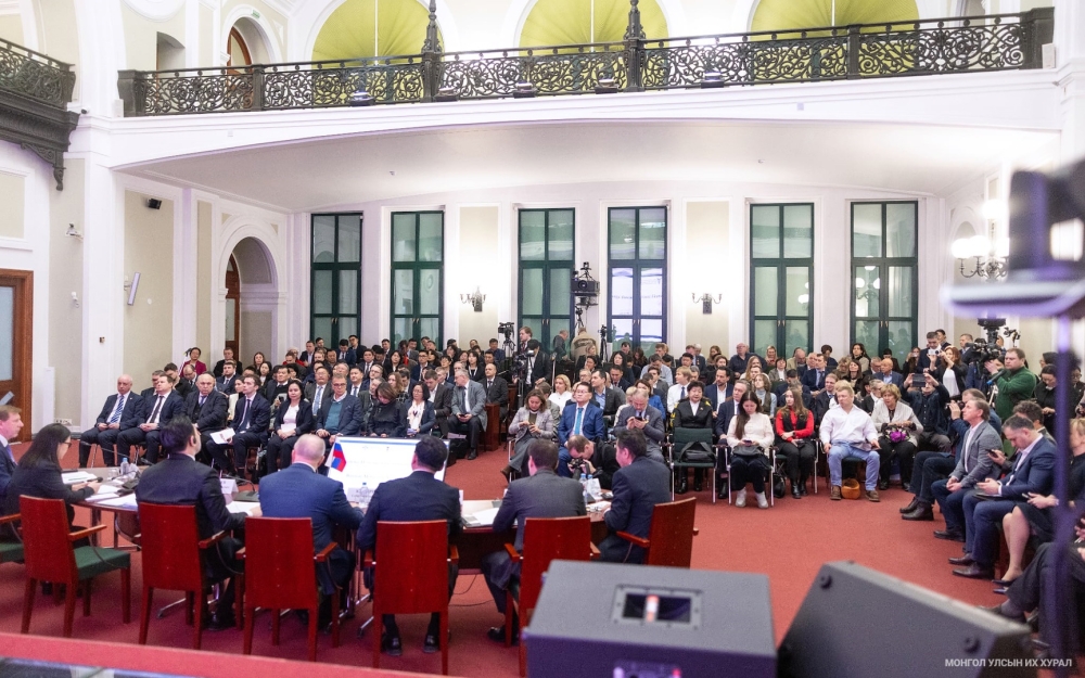 Монгол Улсын Их Хурлын дарга Н.Учрал “Монгол-Оросын бизнес форум”-ыг нээж, үг хэлэв