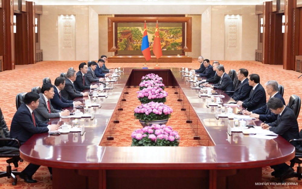 УИХ-ын дарга Н.Учрал БХАТИХ-ын Байнгын хорооны дарга Жао Лөжитэй уулзлаа