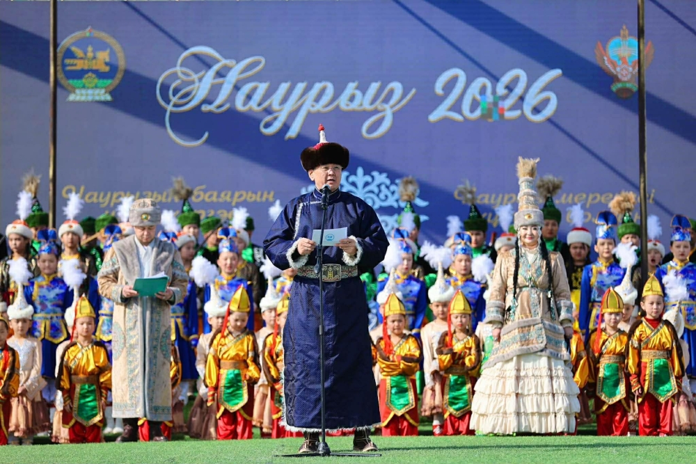 Монгол Улсын Ерөнхийлөгч У.Хүрэлсүх казах түмэнд Наурызын баярын мэндчилгээ дэвшүүллээ