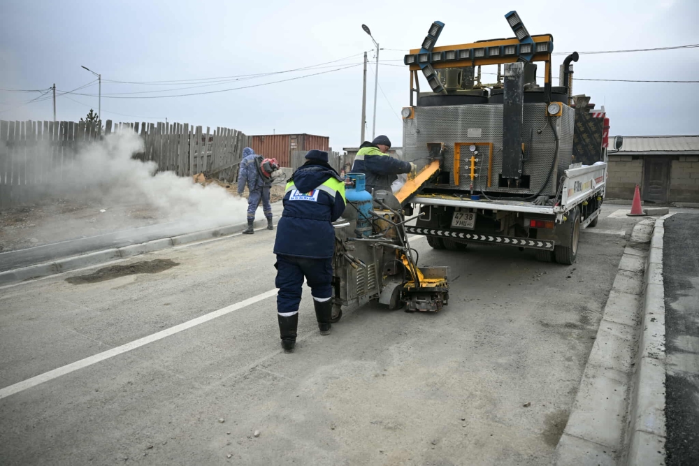 Д.Тайван: СХД-ийн 129 дүгээр сургууль орчмын авто замын ажил ирэх сард дуусна