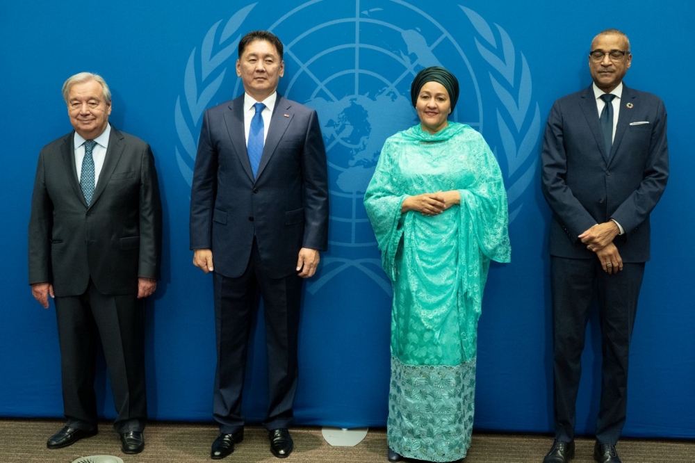 Монгол Улсын Ерөнхийлөгч У.Хүрэлсүх НҮБ-ын Ерөнхий Ассамблейн 80 дугаар чуулганы Ерөнхий санал шүүмжлэлд оролцож байна