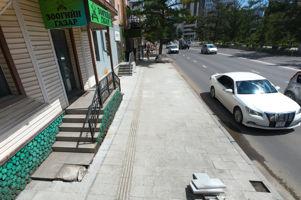 14 байршилд явган хүний замыг шинэчилж байна