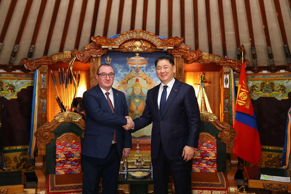 Ерөнхийлөгч У.Хүрэлсүх Беларусийн Элчин сайдыг хүлээн авч уулзлаа